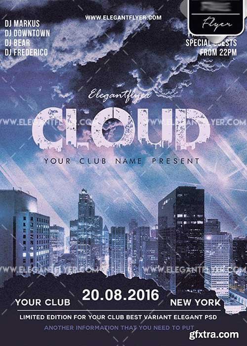 Cloud City V1 PSD Template + Facebook cover
