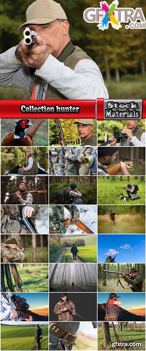 Collection hunter hunting prey trophy wildfowl hunting rifle sport shooting 25 HQ Jpeg