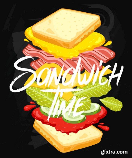 Sandwich ingredients - 5 EPS