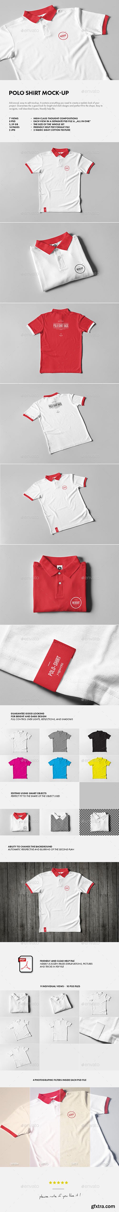 Graphicriver Polo Shirt Mock-up 18429042