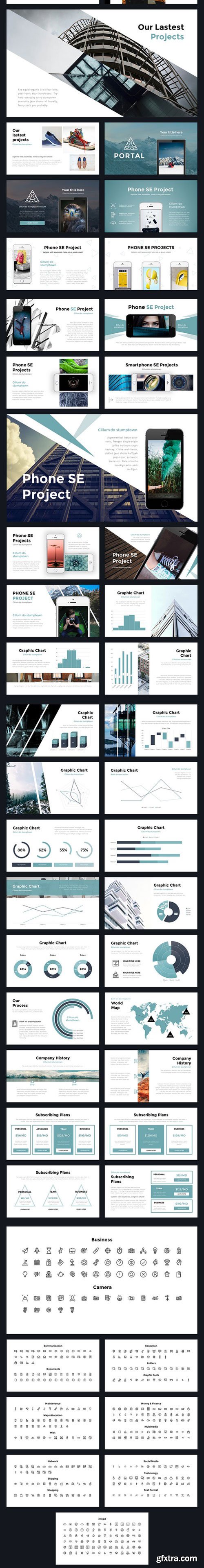 CM - Portal Modern Powerpoint Template 845789