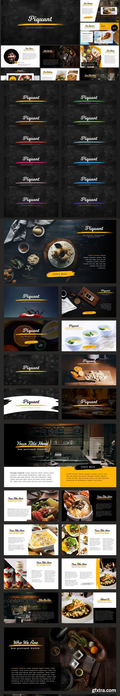 CM - Piquant Powerpoint Template 962588