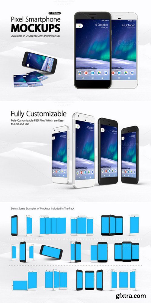 CM - Pixel Smartphone Mockups 964083