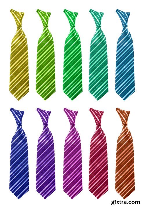 Colorful Tie Collection - 25xUHQ JPEG