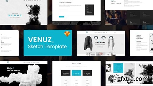 ThemeForest - VENUZ v1.0 - Business Sketch Template - 15462651