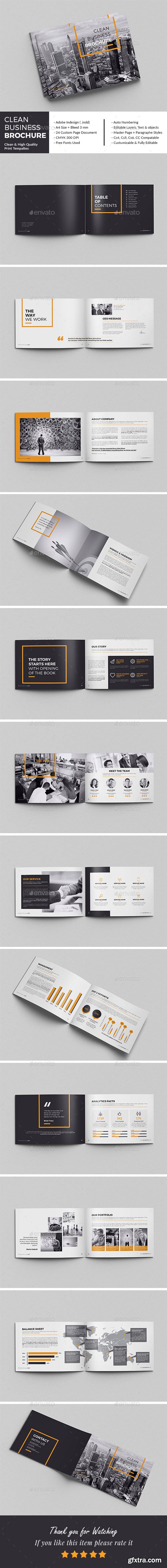 GraphicRiver - Clean Business Brochure - 18101180