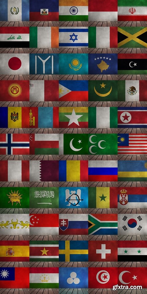 World flag background