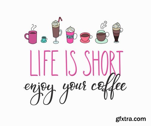 Coffee quote 3 - 6 EPS