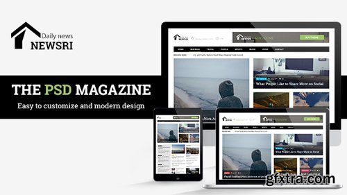 ThemeForest - Newsri - Magazine PSD Template 15552782