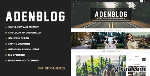 ThemeForest - Aden v2.6 - Responsive WordPress Blog Theme - 14157509