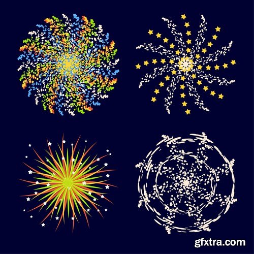 Festive Firework Shape - 7 EPS