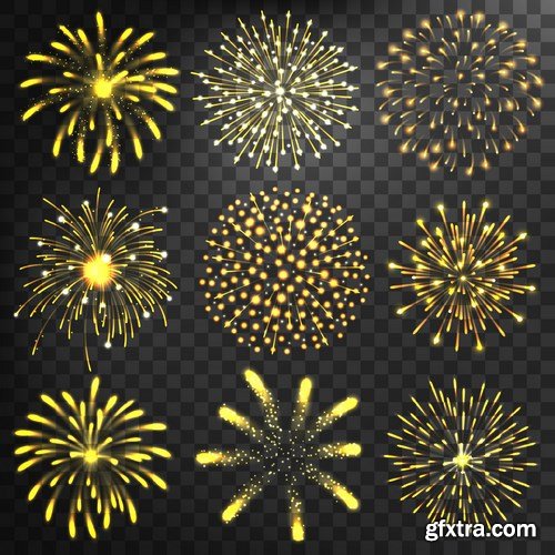 Festive Firework Shape - 7 EPS