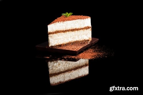 Collection of sweet tiramisu cake pie confection dish 25 HQ Jpeg