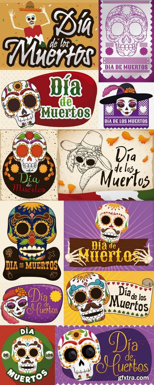 Postcard for Dia de Muertos