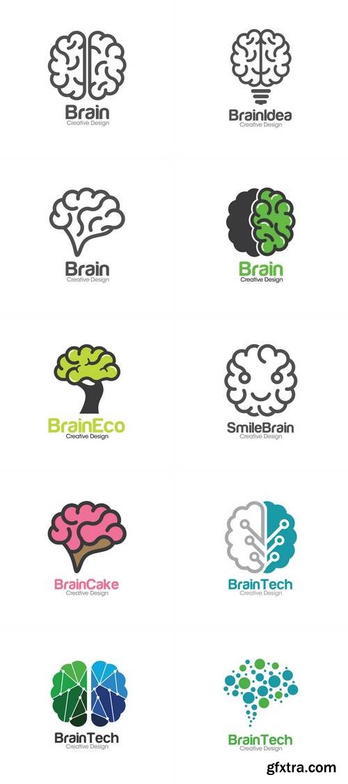 Brain Creative Concept - Idea Logo Design Template