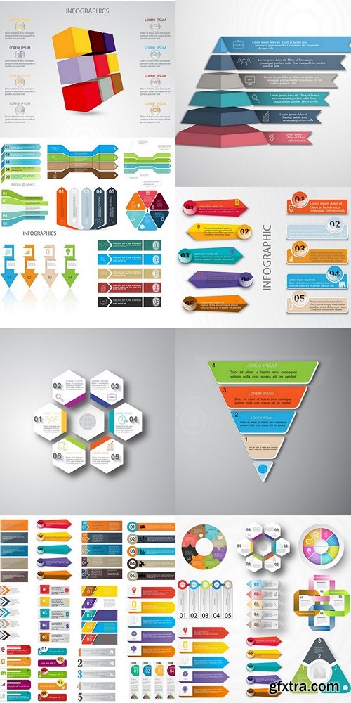 Infographic Templates for Business Vector Illustration