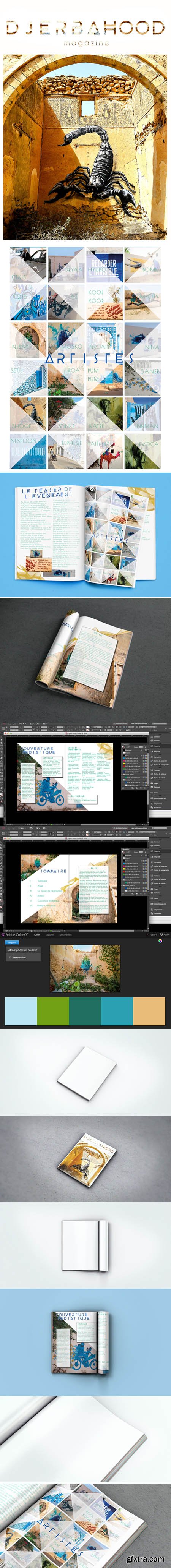 DJERBAHOOD Magazine and Mockups PSD Templates