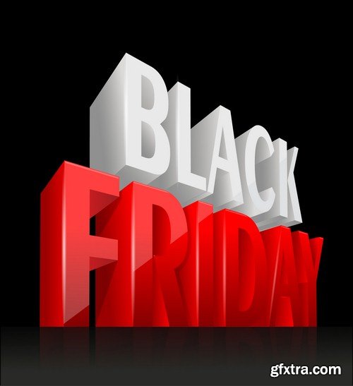 Black Friday 3D - 5 EPS