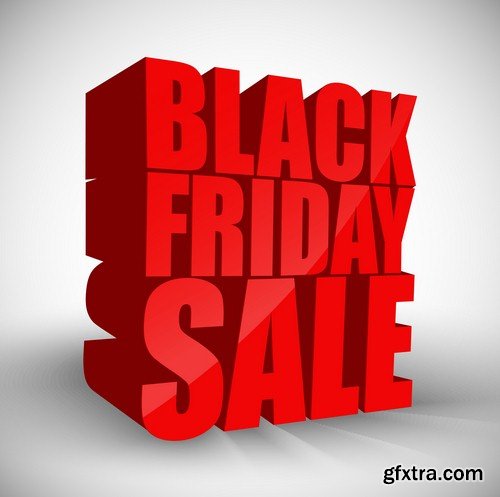 Black Friday 3D - 5 EPS