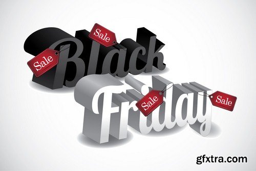 Black Friday 3D - 5 EPS