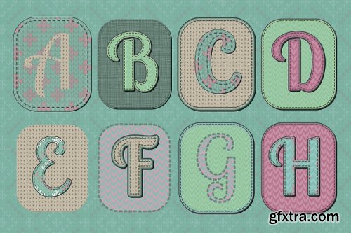 CreativeMarket Knitted Text Effects. Graphic Styles 882018