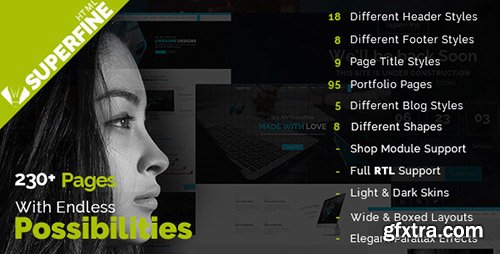 ThemeForest - SuperFine v1.1.1 - Multi-Purpose HTML5 Template - 13466239