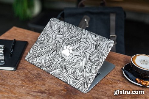 MacBook Skin Mock-Up