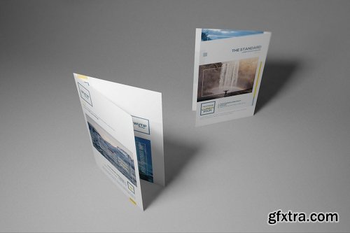 Bi-Fold A5 Brochure/ Leaflet Mockups