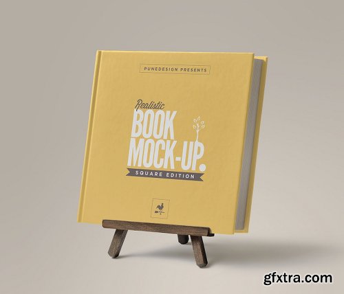 Square Book Mock-Up 2