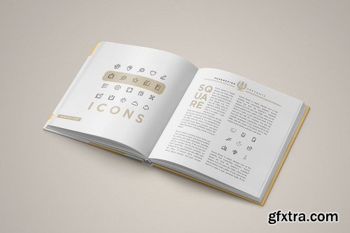 Square Book Mock-Up 2