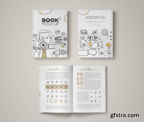 Book Mock-Up Set 2