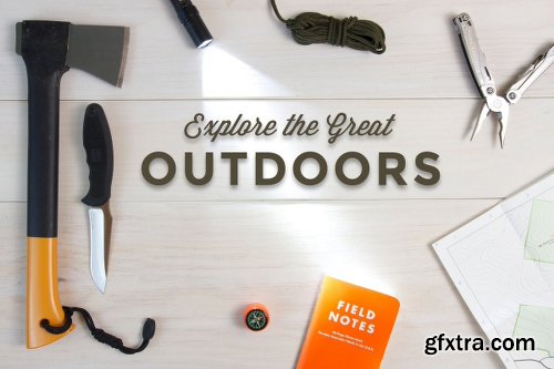 Outdoor Hero Header Mockups