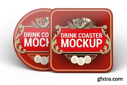 Drink Coasters Mock-Up