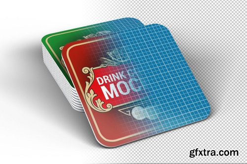 Drink Coasters Mock-Up