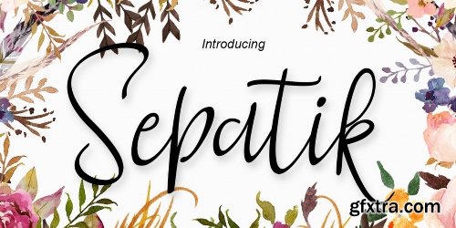 Sepatik Script Font