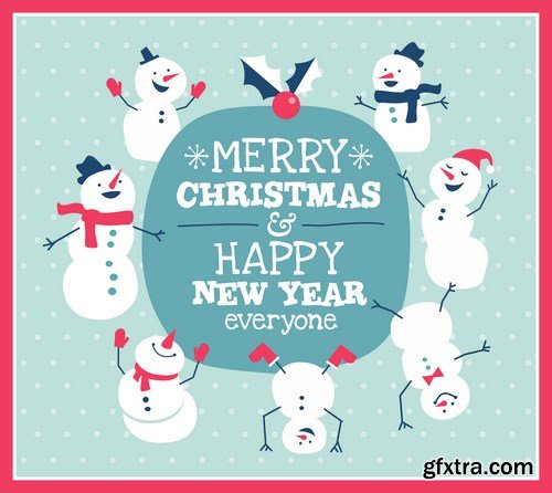 New Year 2017 & Christmas Design 4 - 20xEPS