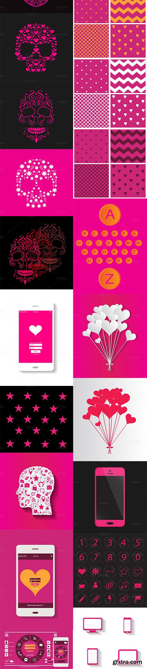 CM - Pink collection 117 vectors set 895797