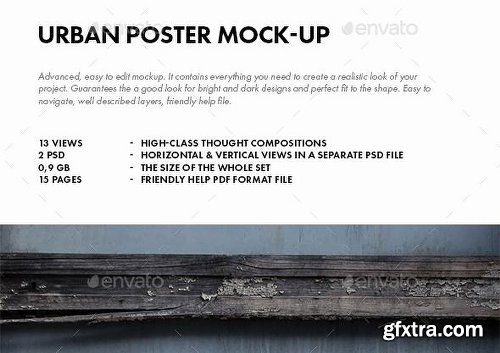 Graphicriver Urban Poster Mock-up 17245038