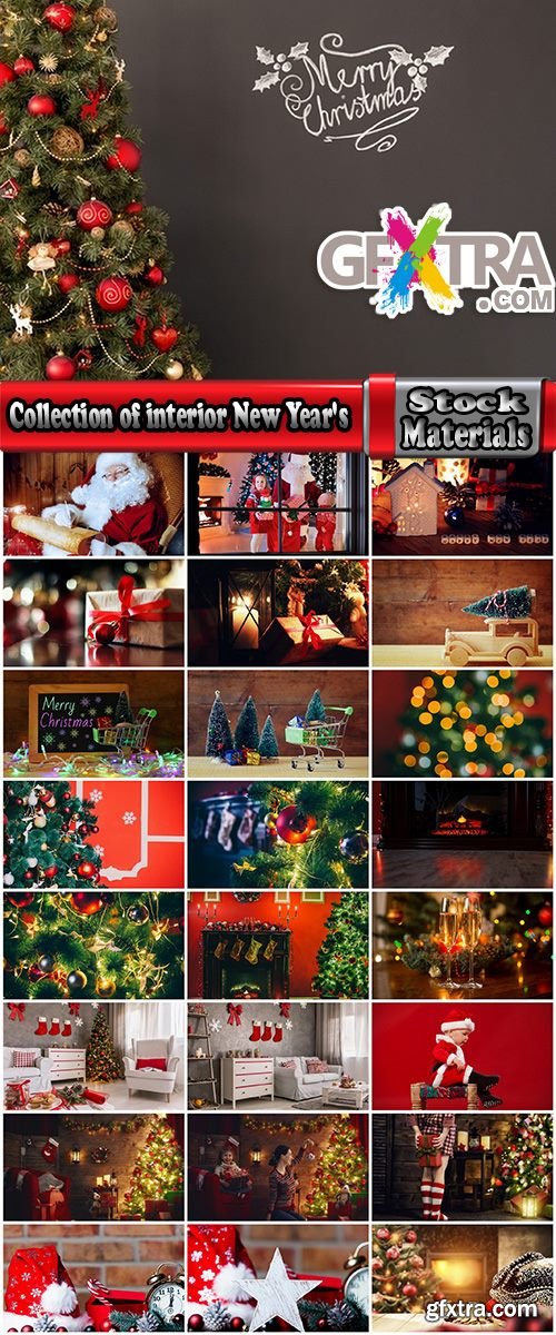 Collection of interior New Year\'s Christmas gift Christmas Tree 25 HQ Jpeg