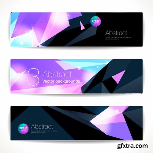 Collection gift certificate business card banner flyer calling card poster 10-25 EPS