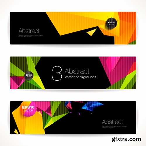 Collection gift certificate business card banner flyer calling card poster 10-25 EPS