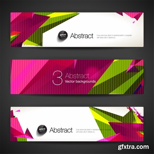 Collection gift certificate business card banner flyer calling card poster 10-25 EPS