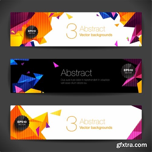 Collection gift certificate business card banner flyer calling card poster 10-25 EPS