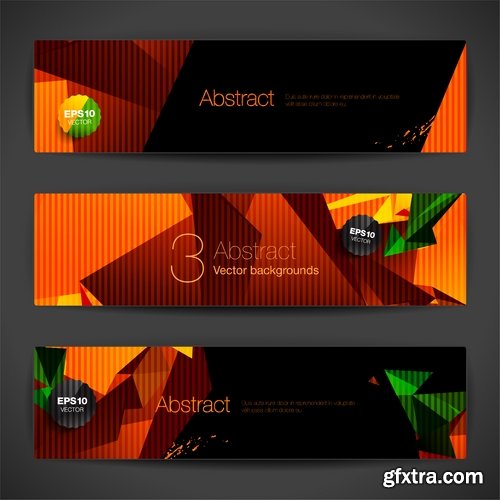 Collection gift certificate business card banner flyer calling card poster 10-25 EPS