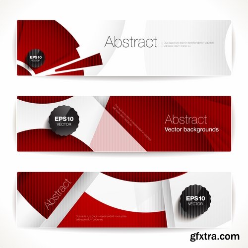 Collection gift certificate business card banner flyer calling card poster 10-25 EPS