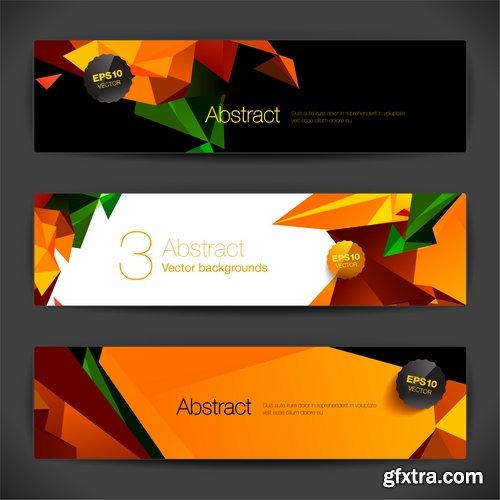 Collection gift certificate business card banner flyer calling card poster 10-25 EPS