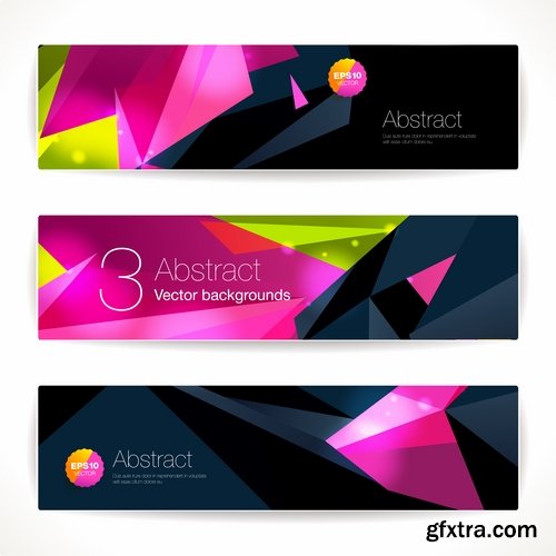 Collection gift certificate business card banner flyer calling card poster 10-25 EPS