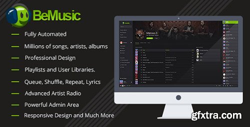 CodeCanyon - BeMusic v2.0.4 - Music Streaming Engine - 13616699