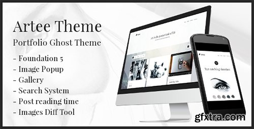 ThemeForest - Artee v1.6.0 - Portfolio Ghost Theme - 7223054