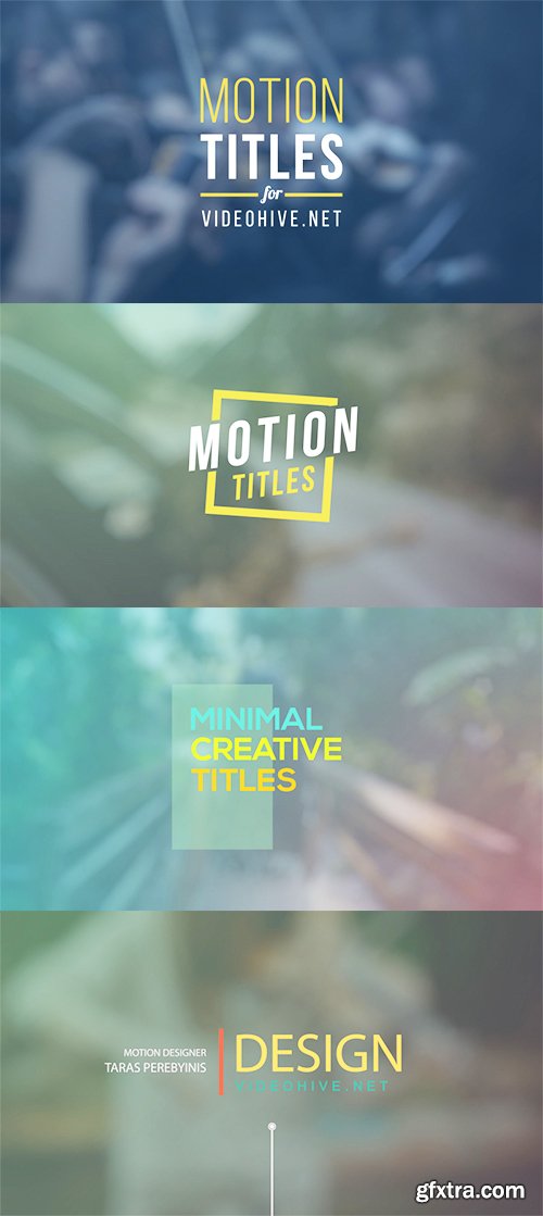 Videohive Motion Titles 17490523